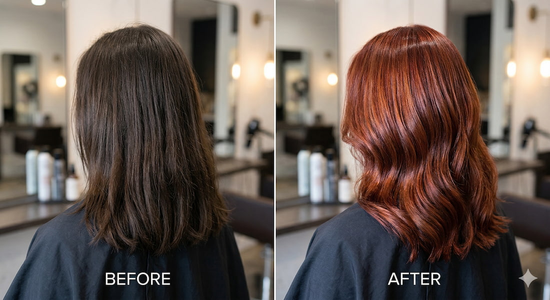 Transformation complète avant après