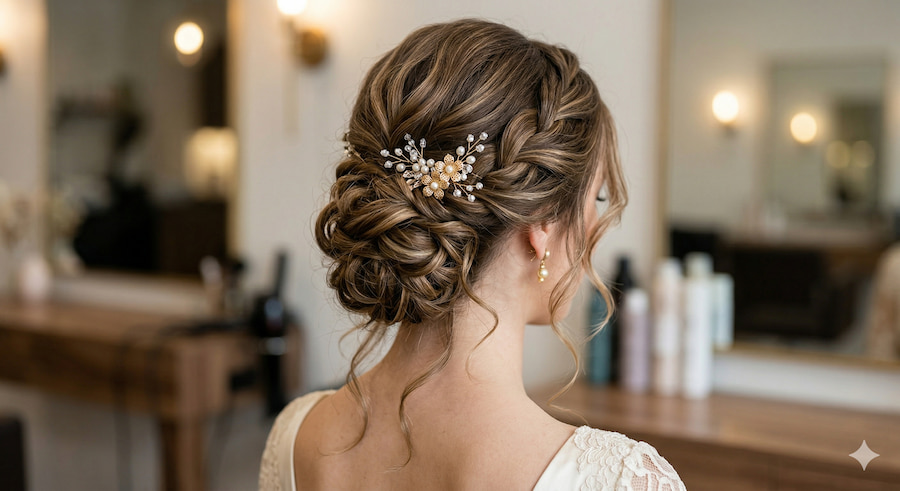 Chignon élégant Studio Elsa
